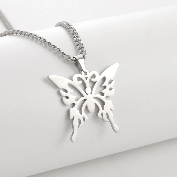 Athena Allure Designer Butterfly Necklace