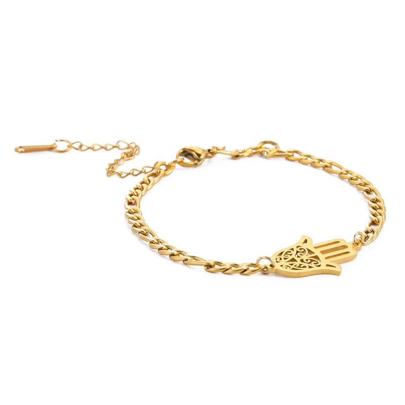 Athena Allure Designer Hamsa Hand of Fatima Bracelet