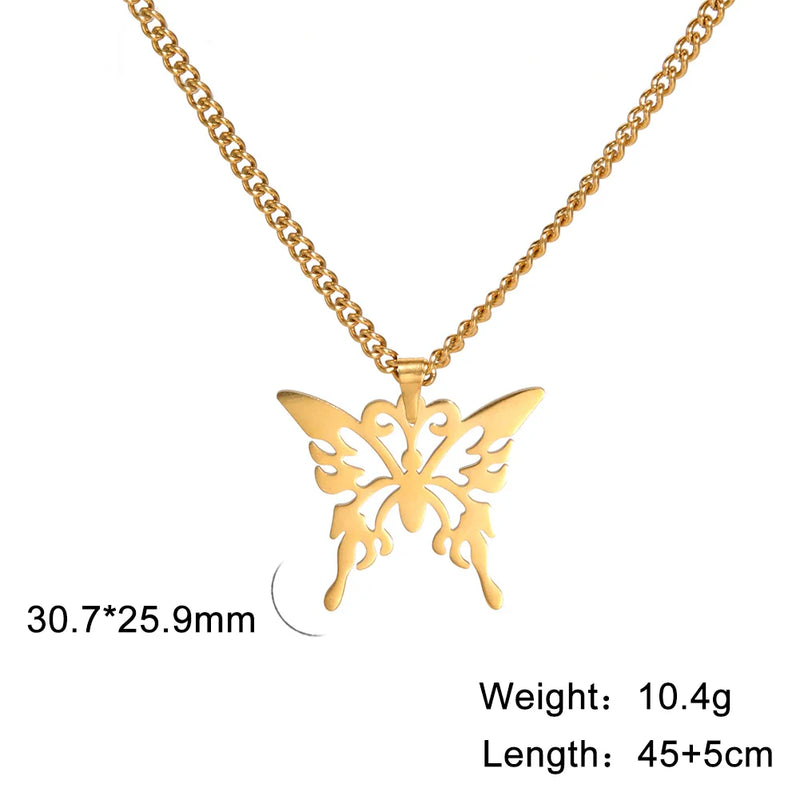 Athena Allure Designer Butterfly Necklace