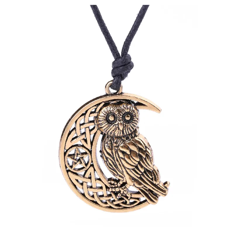 Athena Allure Designer Wicca Owl Pendant