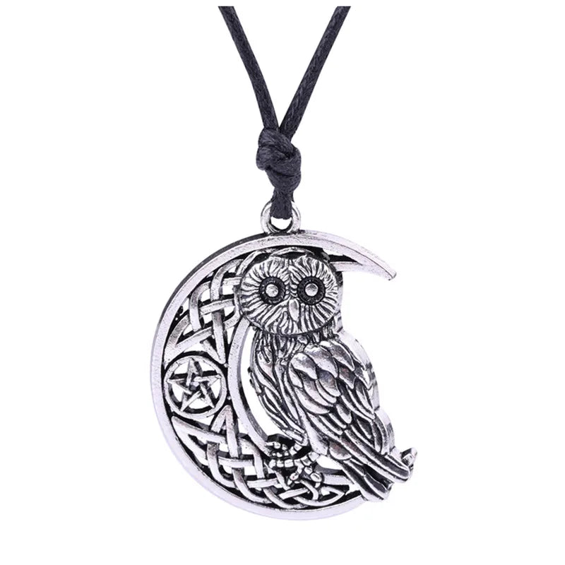 Athena Allure Designer Wicca Owl Pendant