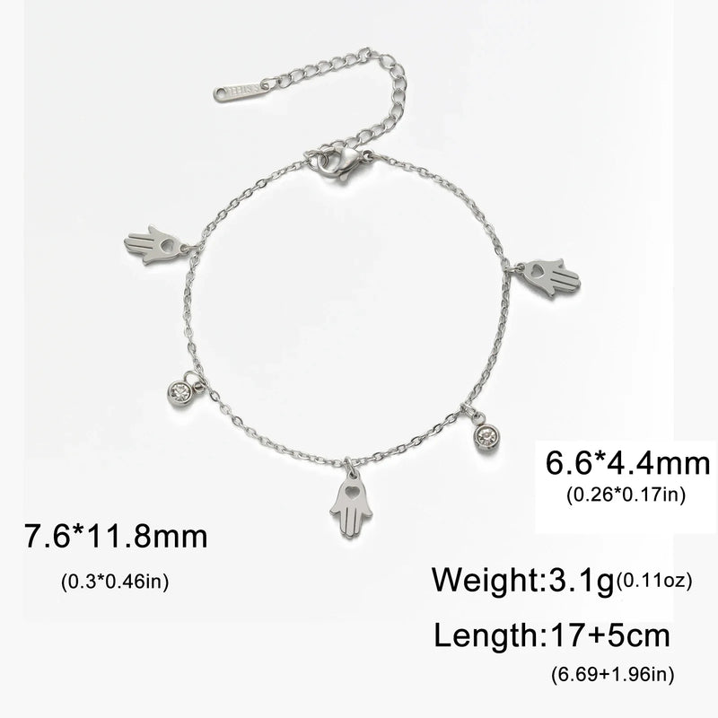 Athena Allure Hamsa Charm Bracelet
