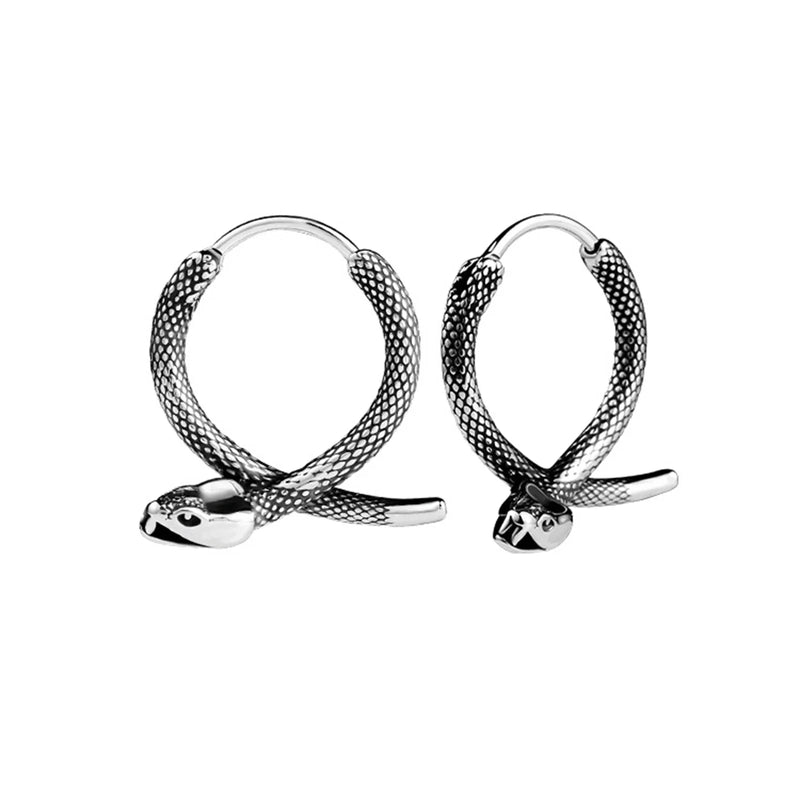 Athena Allure Snake Hoops