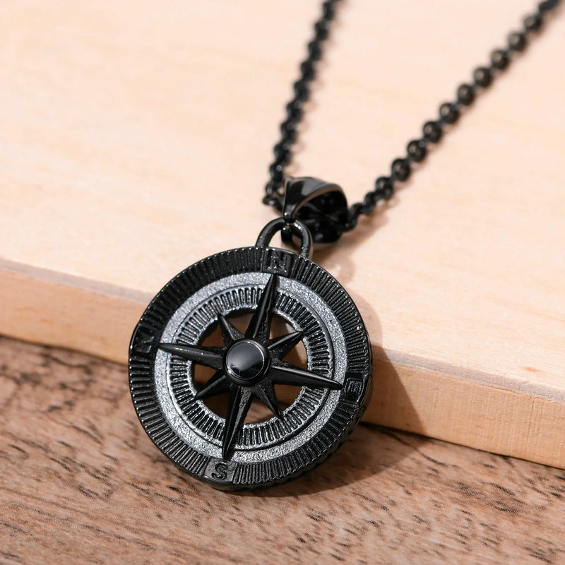 Athena Allure Vintage Compass Necklace