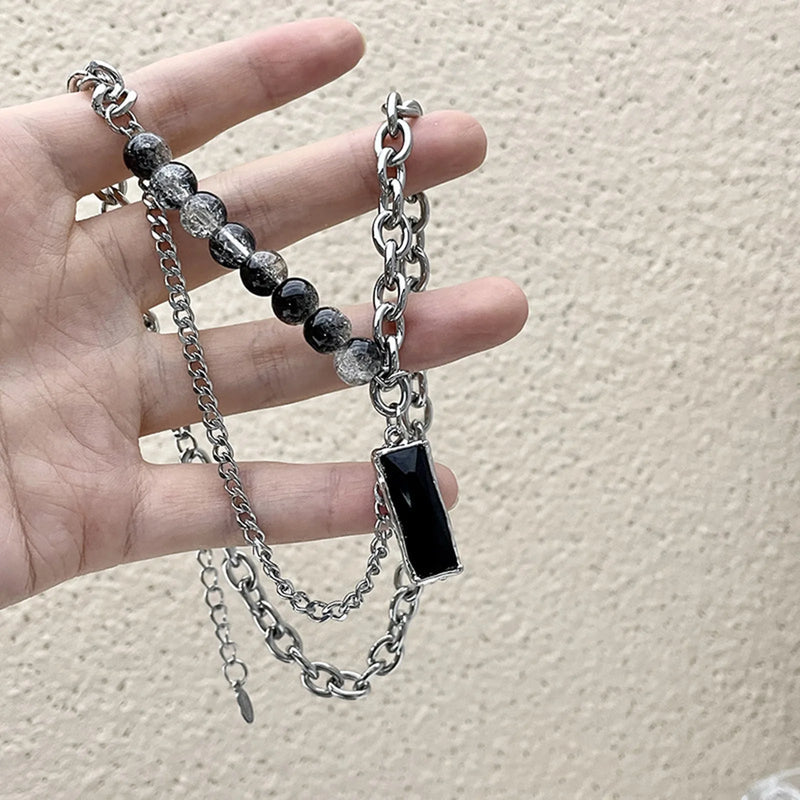 Athena Allure Black Stone Choker