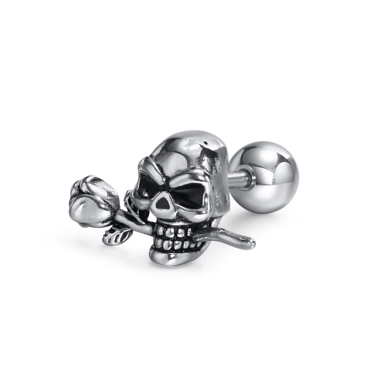 Athena Allure Skeleton Huggie Hoops