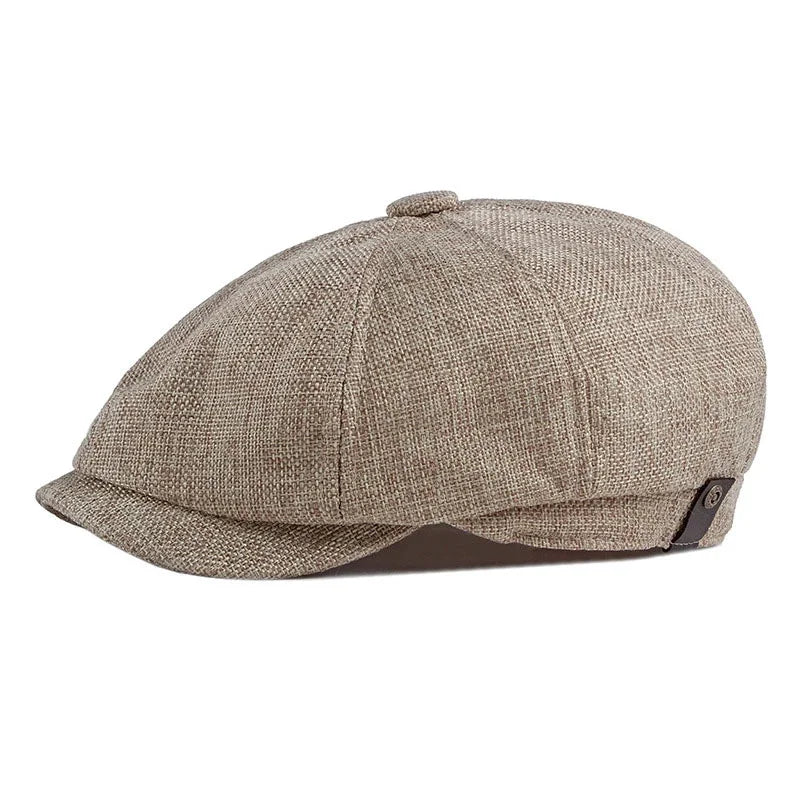 Athena Allure Designer Herringbone Flat Cap