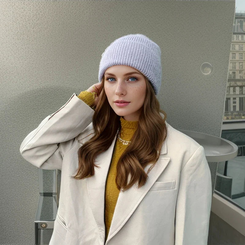 Athena Allure Fur Knitted Hat