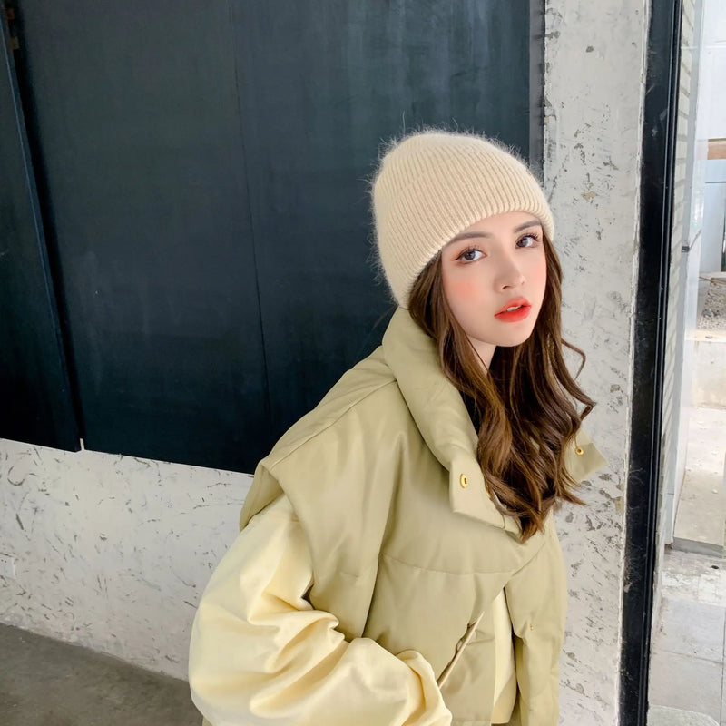 Athena Allure Fur Knitted Hat
