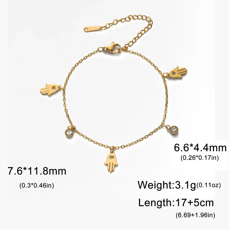 Athena Allure Hamsa Charm Bracelet