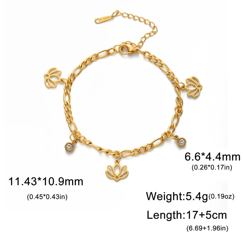 Athena Allure Designer Lotus Charm