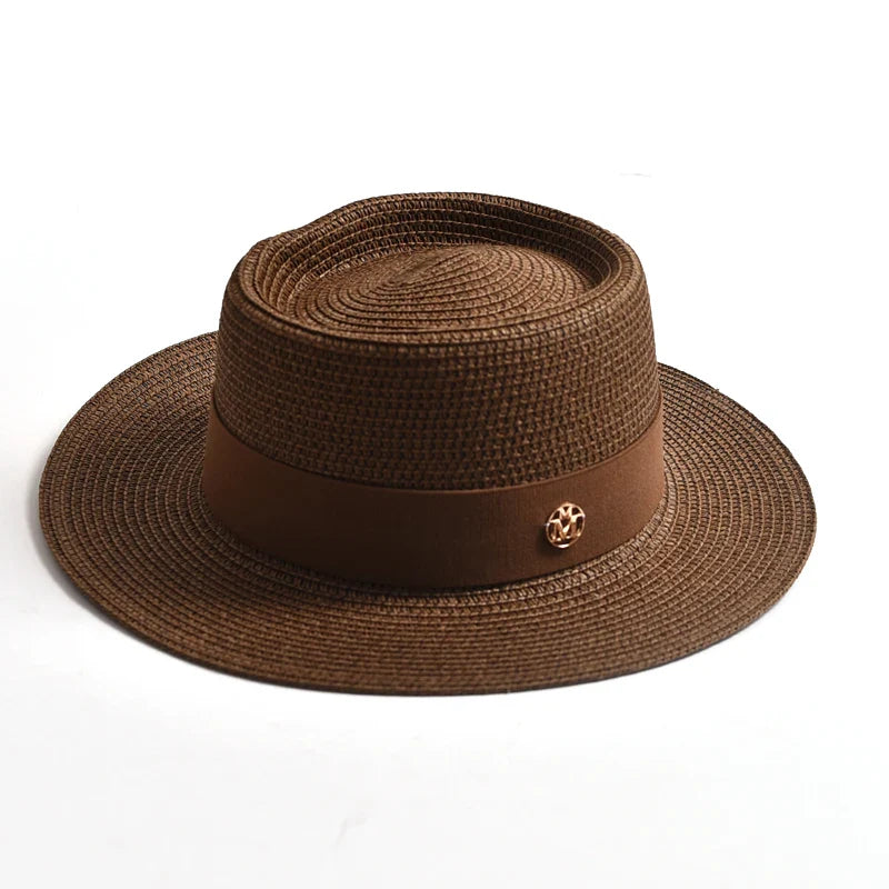 Athena Allure Designer Straw Panama Hat