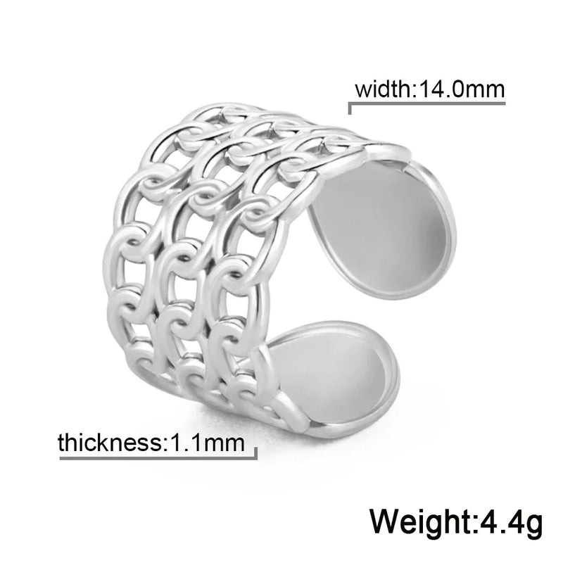 Athena Allure Designer Chain Ring