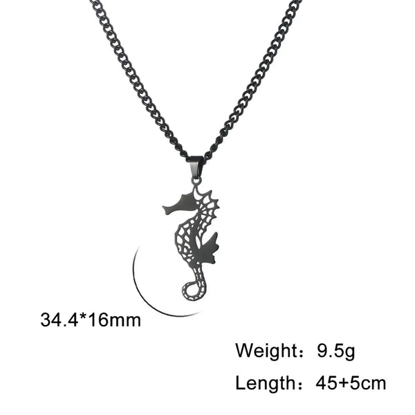 Athena Allure Designer Seahorse Pendant
