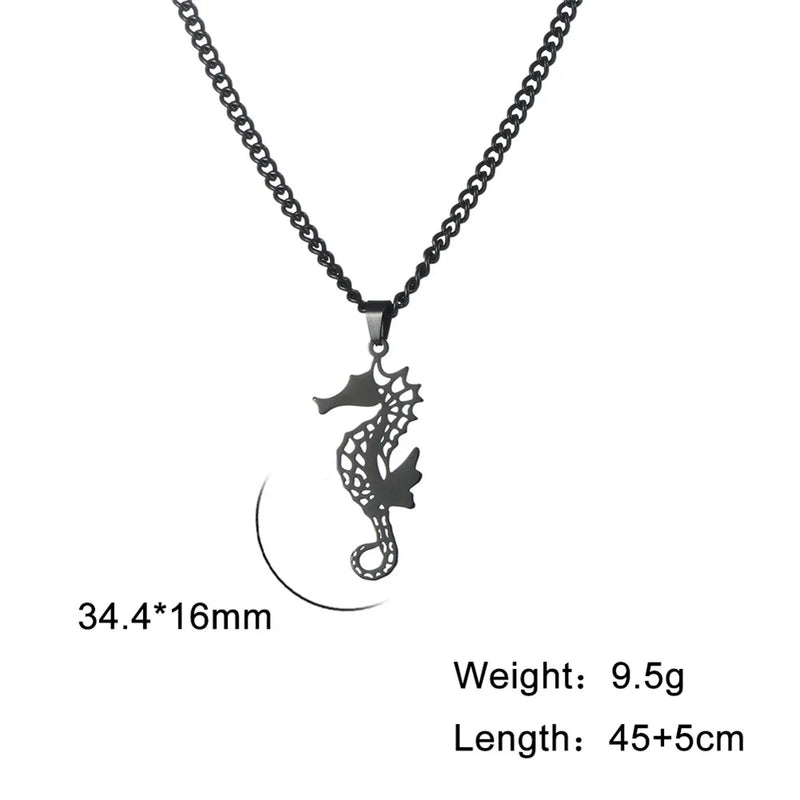 Athena Allure Designer Seahorse Pendant