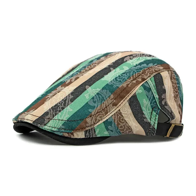 Athena Allure Designer Retro Flat Cap